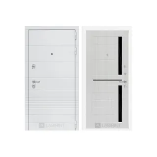Входная дверь Labirint Трендо 02 Сандал белый