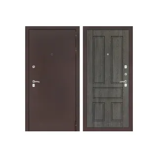 Входная дверь Labirint CLASSIC антик медный 10 - Дуб филадельфия графит
